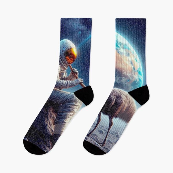 Item preview, From Australia Down Under Didgeridoo, Emu and the Astronaut#1 designed and sold by Helios Be. Lavsh.