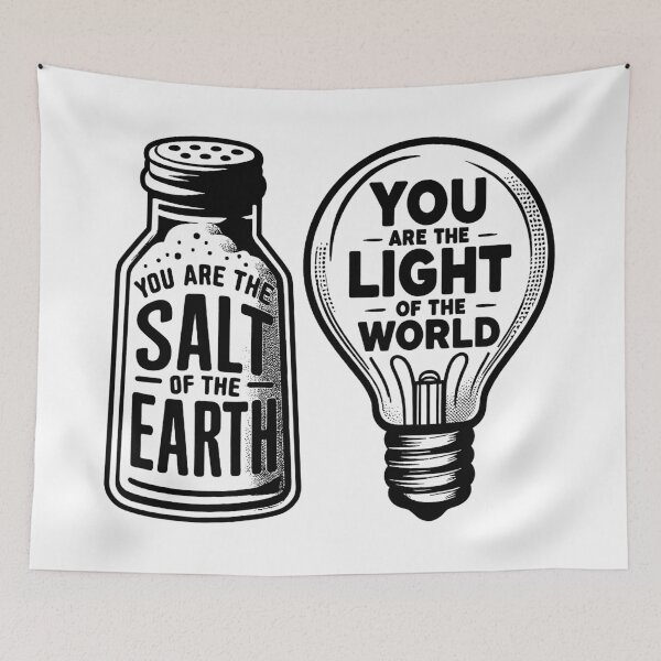 Item preview, Matthew 5:13-14 Salt and Light designed and sold by plushism.