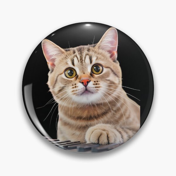 Item preview, Cat playing keyboard designed and sold by Tees16.