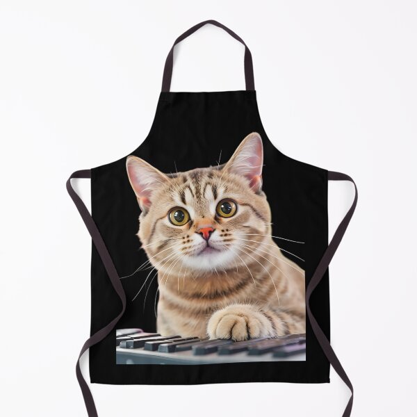 Item preview, Cat playing keyboard designed and sold by Tees16.