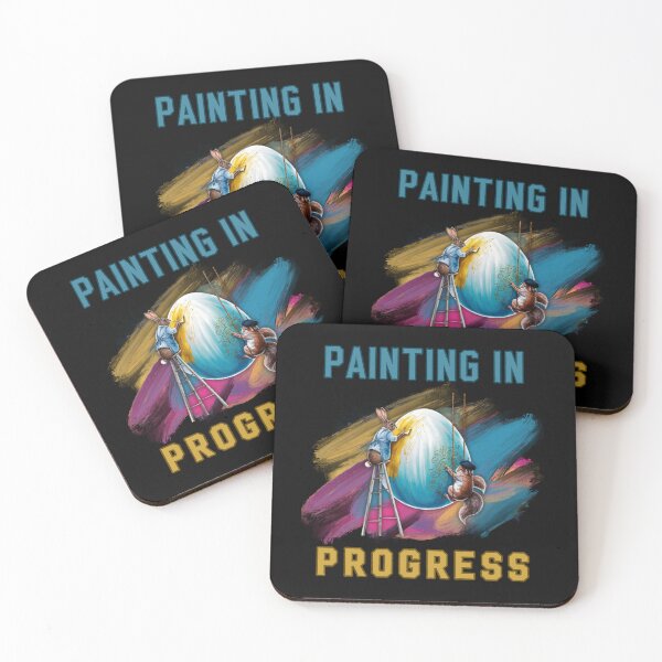 Item preview, Painting In Progress Happy Easter designed and sold by Maggie Mustard.