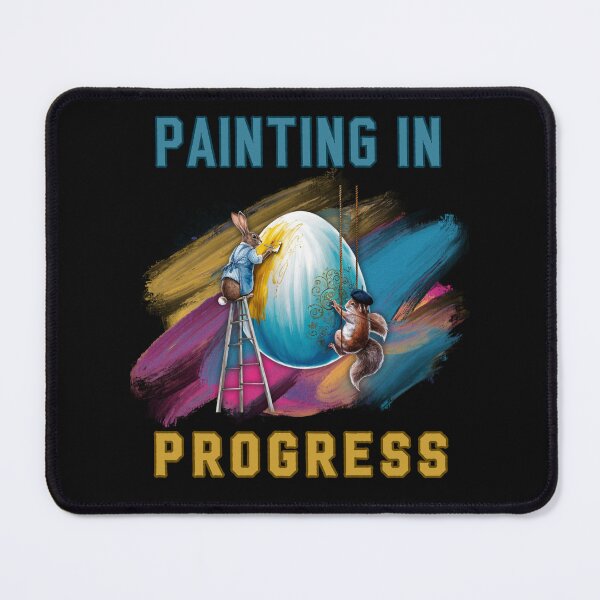 Item preview, Painting In Progress Happy Easter designed and sold by Maggie Mustard.