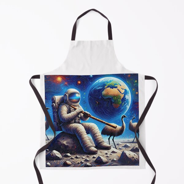 Item preview, From Australia Down Under Didgeridoo, Emu and the Astronaut#2 designed and sold by Helios Be. Lavsh.
