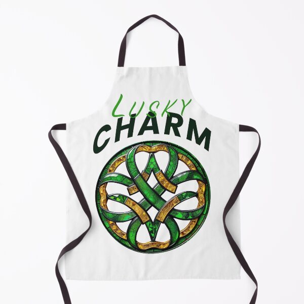 Item preview, Intricate green and gold design with Celtic knot patterns on a white background.  designed and sold by olenapetol.