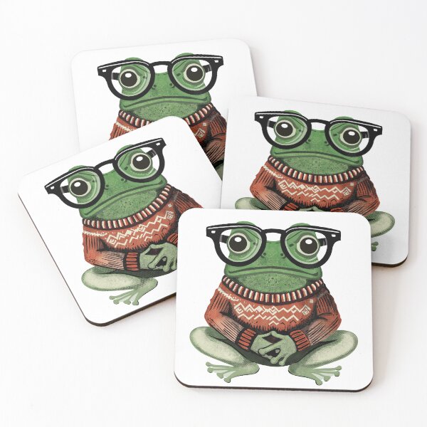 Item preview, Cosy frog:The vintage scholar Frog designed and sold by krisevansart.