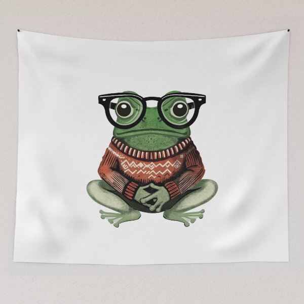 Item preview, Cosy frog:The vintage scholar Frog designed and sold by krisevansart.