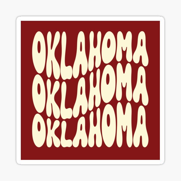 Vista previa del artículo con la obra «Universidad de Oklahoma», diseñado y vendido por alexnay99.