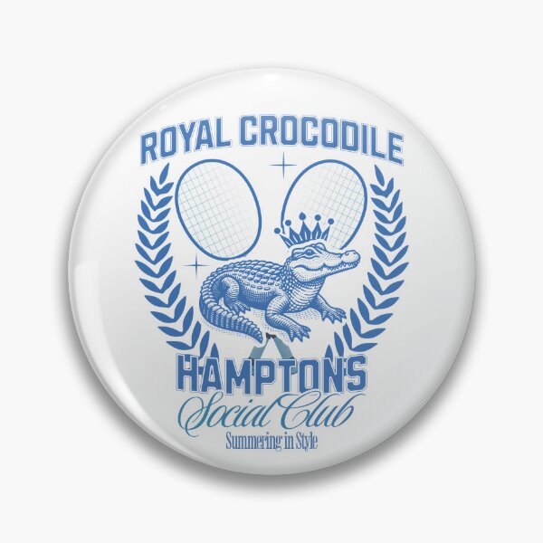 Item preview, ROYAL CROCODILE HAMPTONS SOCIAL CLUB SUMMERING IN STYLE BADMINTON CLUB designed and sold by justyna-s28.