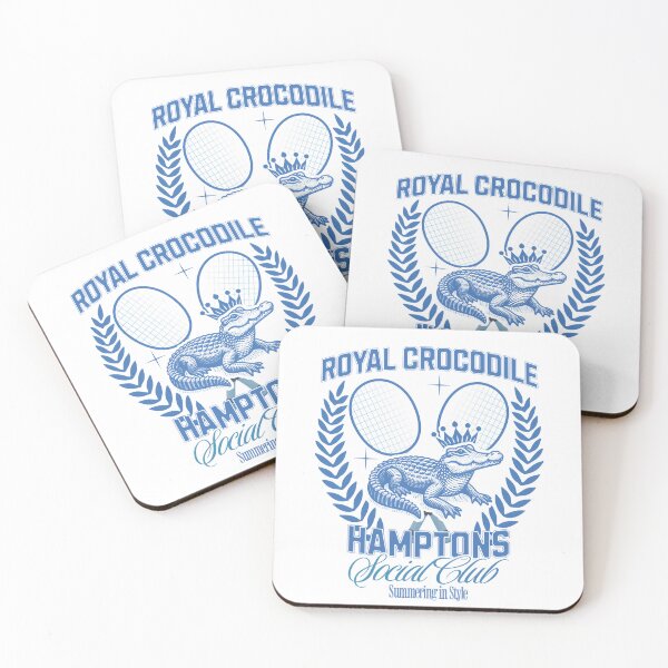 Item preview, ROYAL CROCODILE HAMPTONS SOCIAL CLUB SUMMERING IN STYLE BADMINTON CLUB designed and sold by justyna-s28.