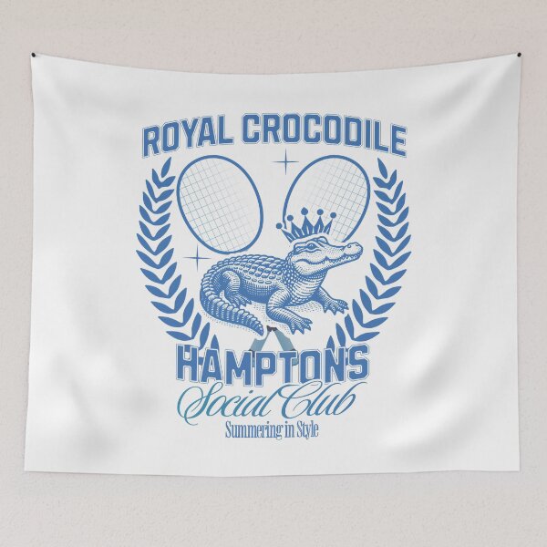 Item preview, ROYAL CROCODILE HAMPTONS SOCIAL CLUB SUMMERING IN STYLE BADMINTON CLUB designed and sold by justyna-s28.
