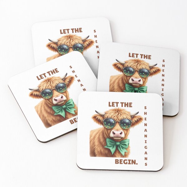 Item preview, St. Patrick’s Day Highland Cow  designed and sold by Auchi_Verse.