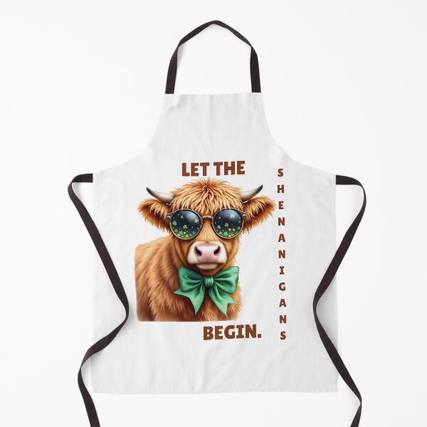Item preview, St. Patrick’s Day Highland Cow designed and sold by Auchi_Verse.