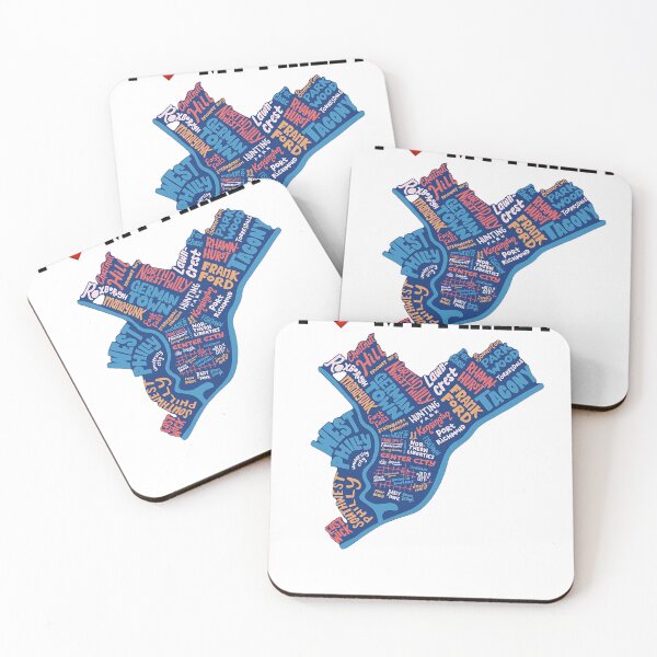 Item preview, Philadelphia PA Neighborhoods I Love My Philly designed and sold by ChattyKathieGifts.