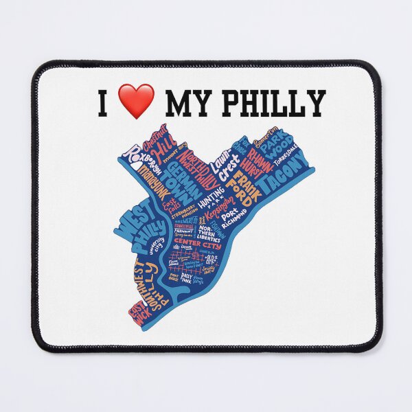 Item preview, Philadelphia PA Neighborhoods I Love My Philly designed and sold by ChattyKathieGifts.
