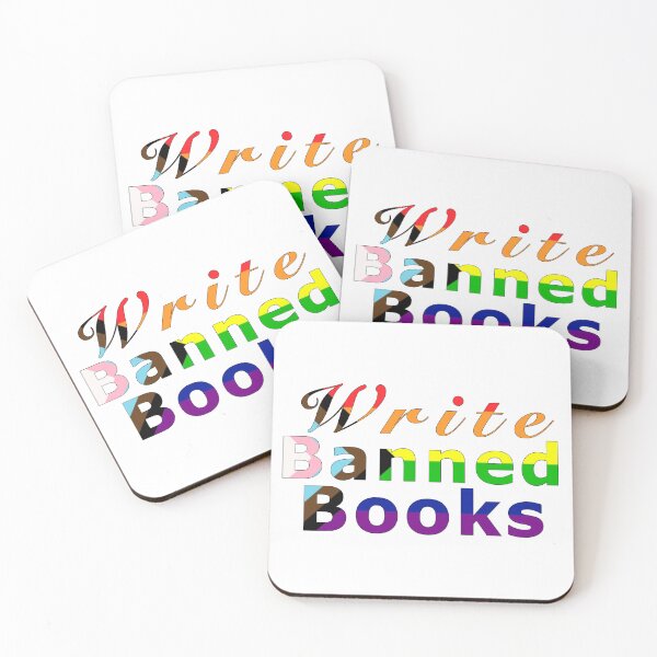 Item preview, Write Banned Books Black Border designed and sold by CreativeSoup.