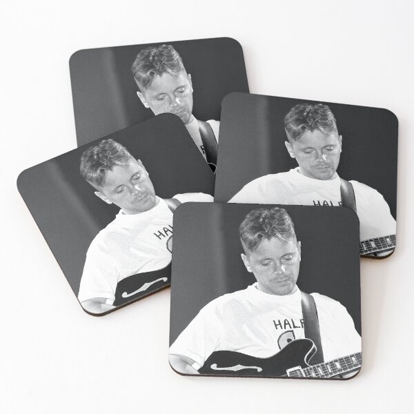 Item preview, Bernard Sumner - New Order - BW Photograph designed and sold by ConcertImages.