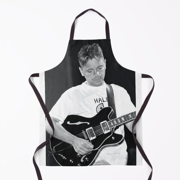 Item preview, Bernard Sumner - New Order - BW Photograph designed and sold by ConcertImages.