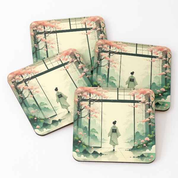 Item preview, Beautiful Japanese geisha walking  designed and sold by Coolparrotgirl.