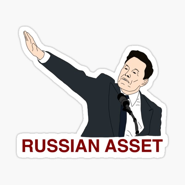 Artikel-Vorschau von Elon Musk: Russisches Vermögen, designt und verkauft von bachiraki.