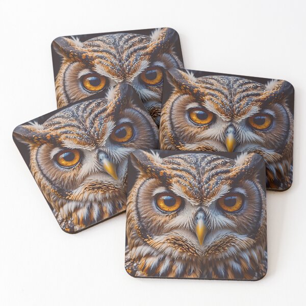 Item preview, Golden Eyes Owl Day  designed and sold by tobyheward.