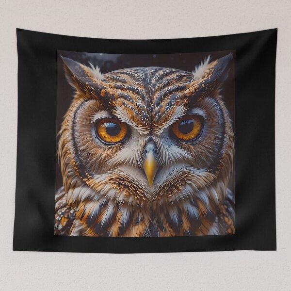 Item preview, Golden Eyes Owl Day  designed and sold by tobyheward.