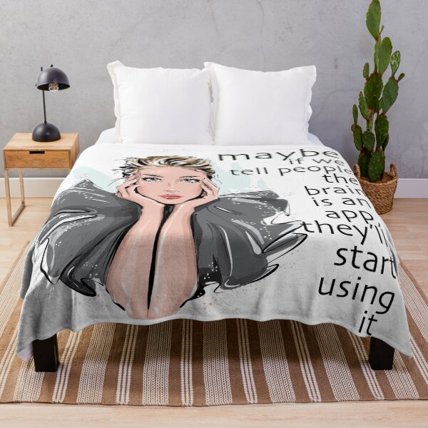 Item preview, Parisian Aesthetic bold quote maybe brain app designed and sold by doracreations.