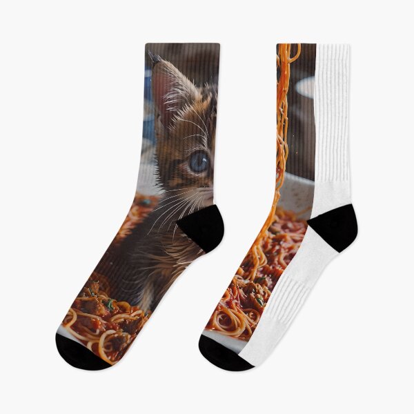 Item preview, The Silly Spaghetti Kitty designed and sold by tobyheward.
