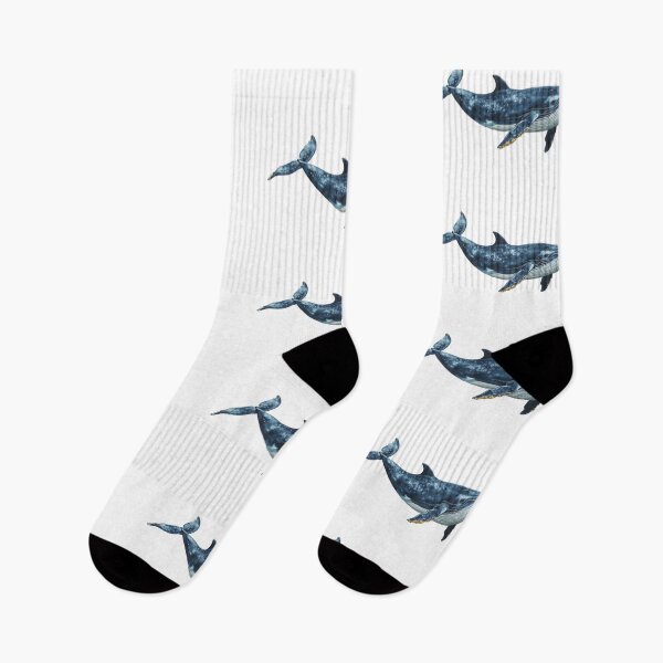 Item preview, Elegant Watercolor Illustration of a Humpback Whale designed and sold by CreativeLarysa.