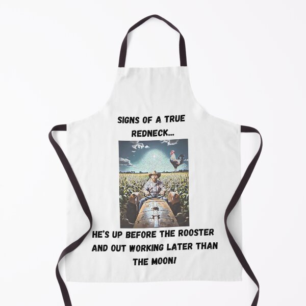 Item preview, Signs of a True Redneck: Up Before The Rooster! Black Text designed and sold by LaughGraphics - Fun Graphics, Serious Laughs!.