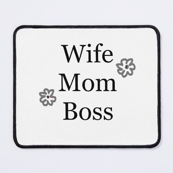 Item preview, Wife Mom Boss designed and sold by GameMod.