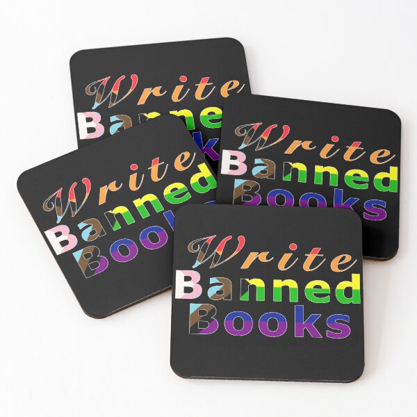 Item preview, Write Banned Books White Border designed and sold by CreativeSoup.