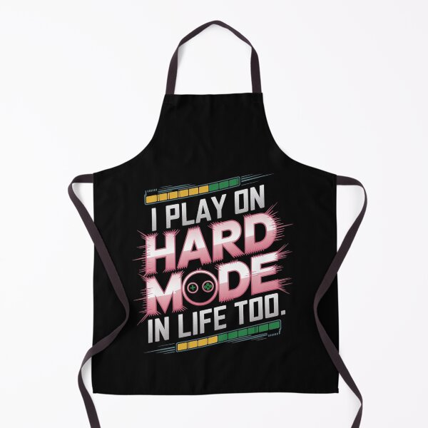 Item preview, Hard Mode in Life Funny Gamer Meme designed and sold by FunnyDesignsArt.