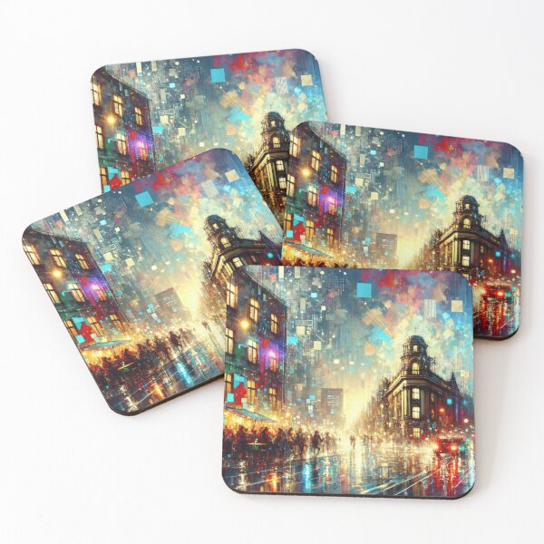Item preview, Neon Nights – A Cyberpunk Vision of Berlin designed and sold by Grattis-Vultus.