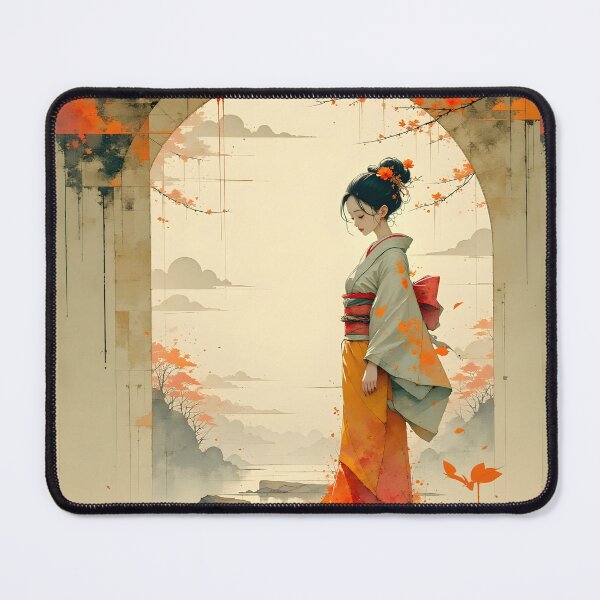 Item preview, Beautiful Japanese geisha waiting  designed and sold by Coolparrotgirl.