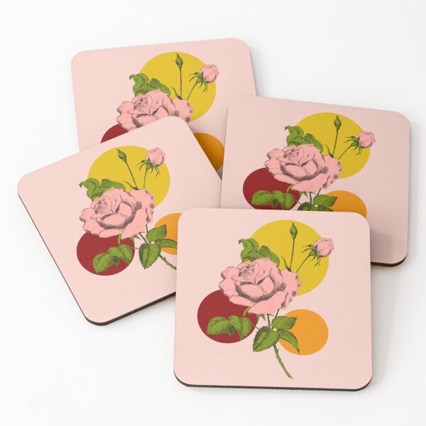 Item preview, Rose with Circles Pink designed and sold by RinsDekker.