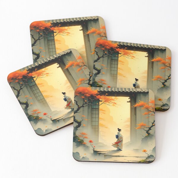 Item preview, Beautiful Japanese geisha waiting  designed and sold by Coolparrotgirl.