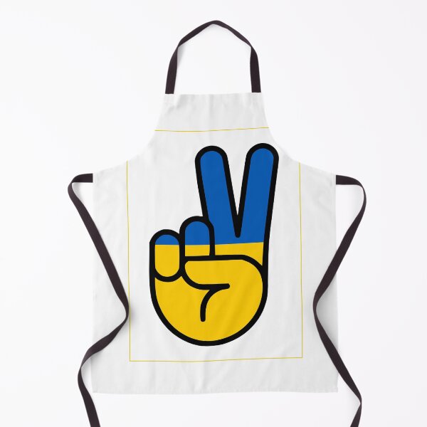 Item preview, Peace for Ukraine – Solidarity Peace Sign designed and sold by LeftAF.