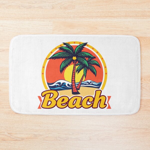 Item preview, Vibrant Beach Vibes Logo with Palm Tree and Sunset designed and sold by Cloud-Riders.