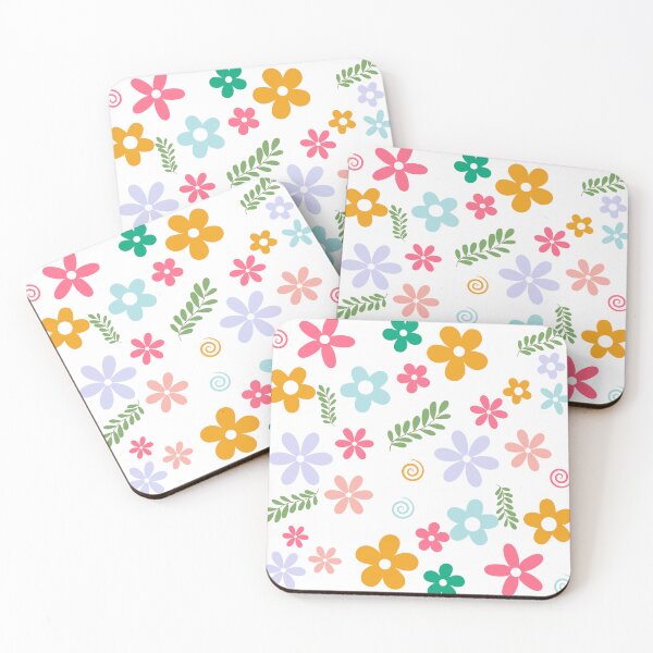 Item preview, Colorful spring floral pattern designed and sold by Sari Castro.