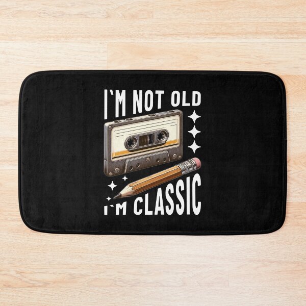Artikelvorschau, I´m not old I’m classic retro cassette entworfen und verkauft von MEMES-GER.