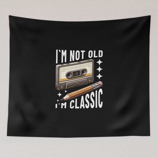 Item preview, I'm not old I'm classic retro cassette designed and sold by MEMES-GER.