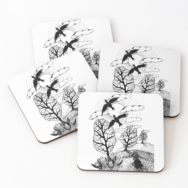 Item preview, Birdies and Scottie designed and sold by ElenaAdamArt.