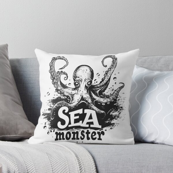 Item preview, Octopus Sea Monster designed and sold by AlchemyColor.