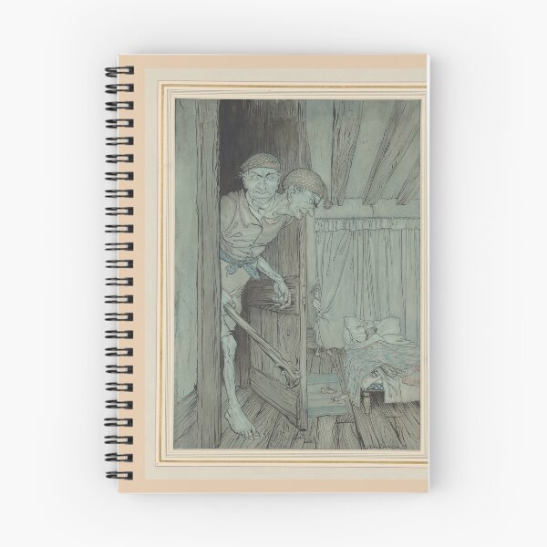 Item preview,   From the Allies’ fairy book. Jack the Giant Killer in the castle of the Welsh Giant  Arthur Rackham designed and sold by TeeARTHY.