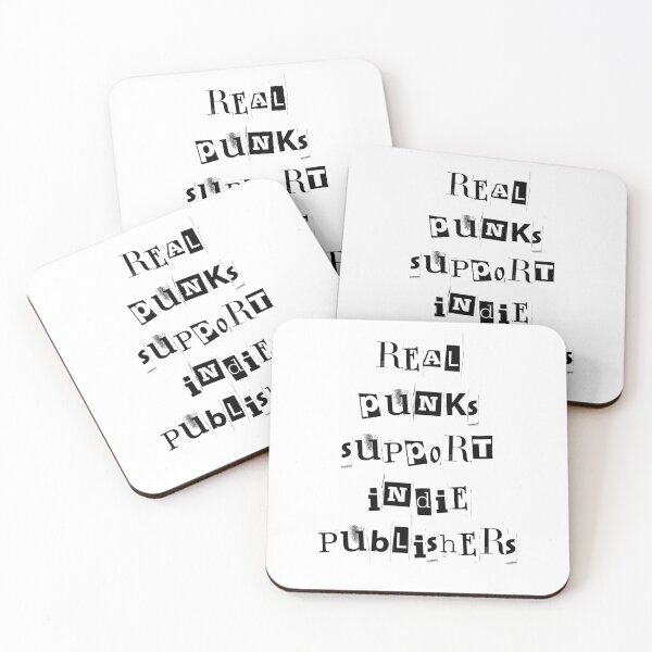 Item preview, Real Punks Support Indie Publishers (Black Text) designed and sold by PrideWithABite.