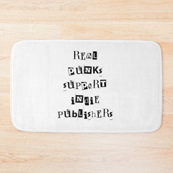 Item preview, Real Punks Support Indie Publishers (Black Text) designed and sold by PrideWithABite.