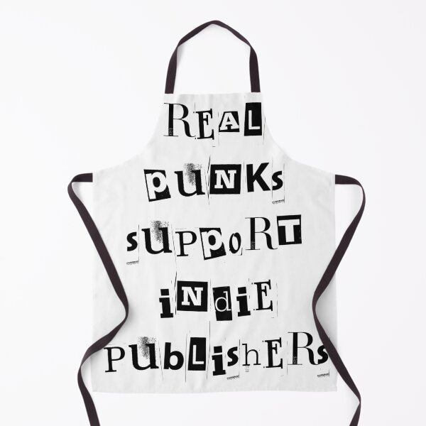 Item preview, Real Punks Support Indie Publishers (Black Text) designed and sold by PrideWithABite.
