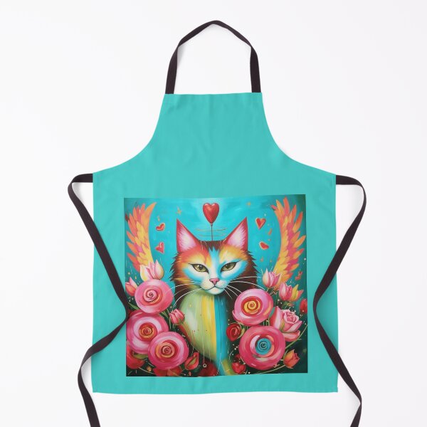 Item preview, Cat angel among roses. designed and sold by Natalia-Vlad.