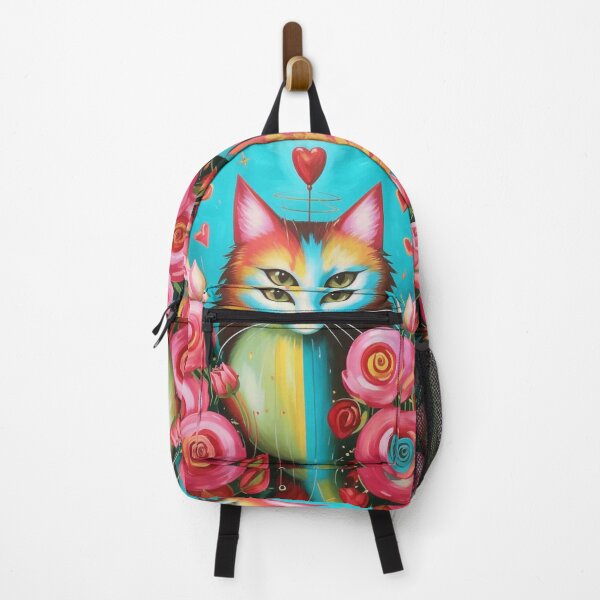 Item preview, Cat angel among roses. designed and sold by Natalia-Vlad.