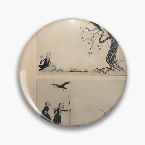 Item preview,    Mother Goose. A carrion crow sat on an oak Arthur Rackham designed and sold by TeeARTHY.
